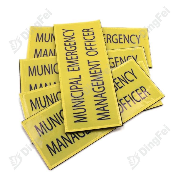 Custom Printing Reflective Security PVC Patches - 